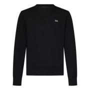 Zwarte Crew Neck Logo Sweatshirt Dsquared2 , Black , Heren