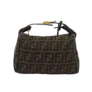 Pre-owned Canvas handbags Fendi Vintage , Brown , Dames