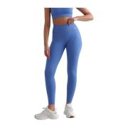 Ribbed Seamless Tights Aim'n , Blue , Dames