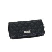 Pre-owned Leather wallets Chanel Vintage , Black , Dames