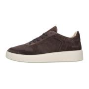 Bruine Suède Lage Sneakers Nubikk , Brown , Heren