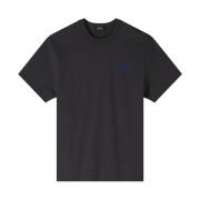 Boxy Petit Jersey T-Shirt A.p.c. , Black , Heren