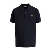 Blauw Polo Shirt Geborduurd Logo Bally , Blue , Heren