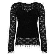 Stijlvolle Blouses voor Vrouwen Blugirl , Black , Dames