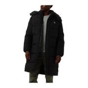 Heren Essentials Lange Parka Calvin Klein , Black , Heren