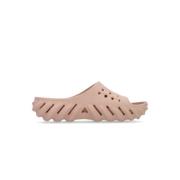 Slide Heren Slippers Roze Klei Crocs , Pink , Unisex