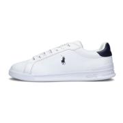 Witte Lage Top Sneaker HRT CT II Ralph Lauren , White , Heren