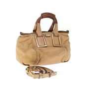 Pre-owned Leather shoulder-bags Chloé Pre-owned , Beige , Dames