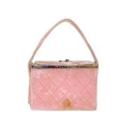 Pre-owned Canvas handbags Chanel Vintage , Pink , Dames