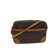 Pre-owned Canvas louis-vuitton-bags Louis Vuitton Vintage , Brown , Da...