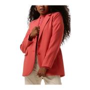 Rode Foam Blazer Damesjasje Summum Woman , Red , Dames