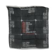 Stijlvolle Bandana Hoed Zwart Wit Print Costume National , Black , Her...