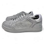 THE Answer Nubuk Sneaker dirty grey Officine Creative , Gray , Heren