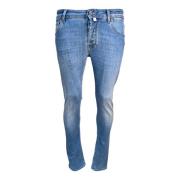 Nick Slim Lichtblauwe Jeans Jacob Cohën , Blue , Heren