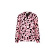 Bloemenroze V-Hals Blouse Fabienne Chapot , Pink , Dames