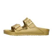 Gouden Arizona Eva Dames Slippers Birkenstock , Yellow , Dames