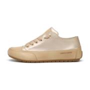 Metallic leather sneakers Rock Candice Cooper , Beige , Dames