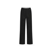 Zwarte Straight-Leg Broek Fabienne Chapot , Black , Dames