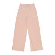 Fleece Wide-leg Sportswear Broek Nike , Pink , Dames