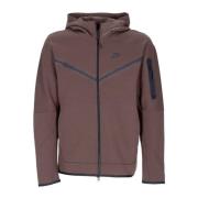 Tech Fleece Zip Hoodie Nike , Brown , Heren