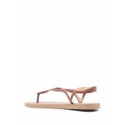 Rose Gold Luna Teenslippers Havaianas , Pink , Dames