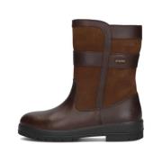 Dames Leren Enkellaarzen Roscommon Dubarry , Brown , Dames