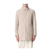 Waterafstotende Trenchcoat met Slim Fit People of Shibuya , Beige , He...