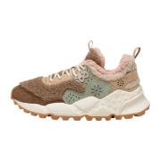 Synthetic and suede sneakers Kotetsu Woman Flower Mountain , Multicolo...