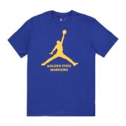 Golden State Warriors Tee Shirt Jordan , Blue , Heren