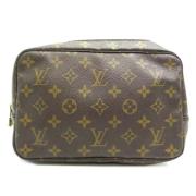 Pre-owned Canvas clutches Louis Vuitton Vintage , Brown , Unisex