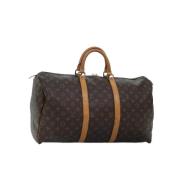 Pre-owned Canvas louis-vuitton-bags Louis Vuitton Vintage , Brown , Da...