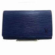 Pre-owned Leather wallets Louis Vuitton Vintage , Black , Dames