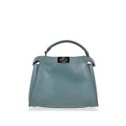 Pre-owned Leather fendi-bags Fendi Vintage , Blue , Dames