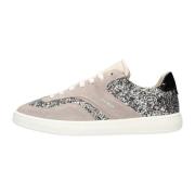 Beige Glitter Sneakers Ray Owen Nubikk , Multicolor , Dames