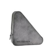 Pre-owned Leather balenciaga-bags Balenciaga Vintage , Gray , Dames