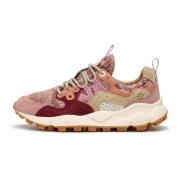 Suede and fabric sneakers Yamano 3 Woman Flower Mountain , Multicolor ...