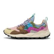 Suede and technical fabric sneakers Yamano 3 Woman Flower Mountain , M...