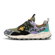 Suede and technical fabric sneakers Yamano 3 UNI Flower Mountain , Mul...