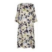 Gedrukte Jurk met 3/4 Mouwen Masai , Multicolor , Dames