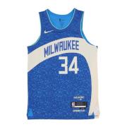 Giannis Antetokounmpo City Edition Basketball Tank Top Nike , Blue , H...