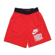 Basketbalstijl Shorts Rood/Zwart/Wit Nike , Red , Heren