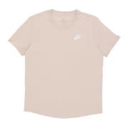 Sportswear Club Tee Sanddrift/white T-shirt Nike , Beige , Dames