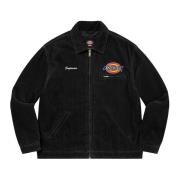 Beperkte oplage Corduroy werkjas zwart Supreme , Black , Heren