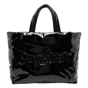 Zwarte Tassen met Top Handvatten Saint Laurent , Black , Heren