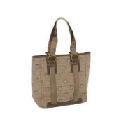 Pre-owned Cotton handbags Salvatore Ferragamo Pre-owned , Beige , Dame...