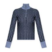 Trui met lurex draad Lanvin , Blue , Dames