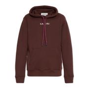 Sweatshirt met logo Lanvin , Red , Heren