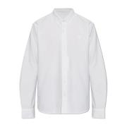 Shirt met logo Ami Paris , White , Heren