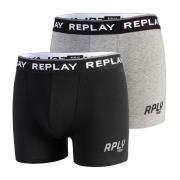 Trunks 2-Pack Stijlvol Comfort Ondergoed Replay , Multicolor , Heren