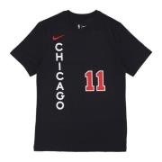 Chicago Bulls City Edition T-shirt Nike , Black , Heren